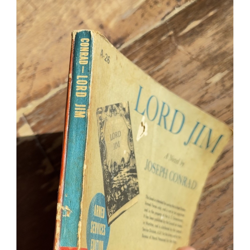 "LORD JIM" by Joseph Conrad - Armed Services Edition 1920 - A-26 - VERY RARE - Picture 3 of 4